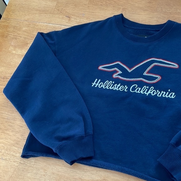 NEW CONDITION Hollister Semi Cropped Sweatshirt - Picture 3 of 9
